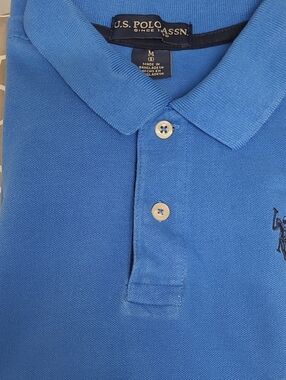 U.S. Polo Assn. Boys Royal Blue Polo Shirt with Embroidered Logo